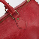 LOUIS VUITTON Epi Speedy 30 Hand Bag Castilian Red M43007 LV Auth 197497A-18