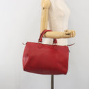 LOUIS VUITTON Epi Speedy 30 Hand Bag Castilian Red M43007 LV Auth 197497A-23
