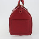LOUIS VUITTON Epi Speedy 30 Hand Bag Castilian Red M43007 LV Auth 197497A-4