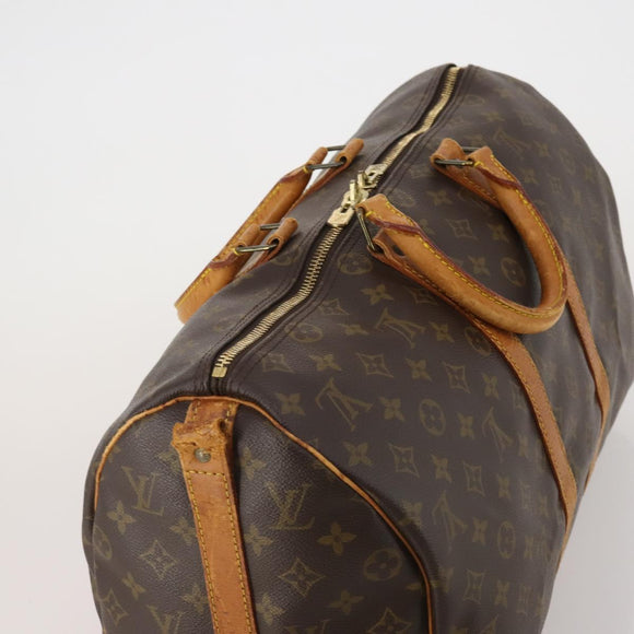 LOUIS VUITTON Monogram Keepall Bandouliere 45 Boston Bag M41418 LV Auth 197499