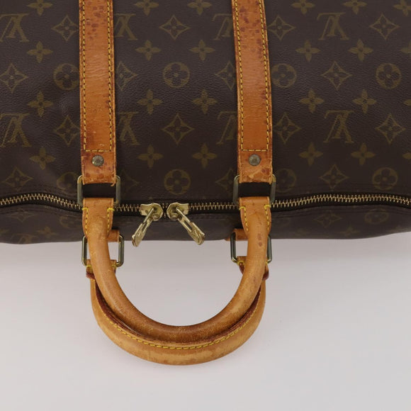 LOUIS VUITTON Monogram Keepall Bandouliere 45 Boston Bag M41418 LV Auth 197499