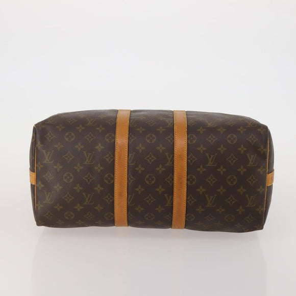 LOUIS VUITTON Monogram Keepall Bandouliere 45 Boston Bag M41418 LV Auth 197499