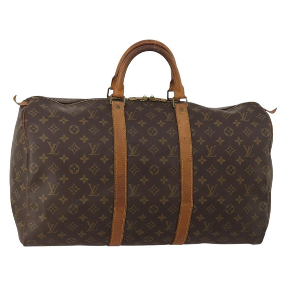 LOUIS VUITTON Monogram Keepall 45 Boston Bag M41428 LV Auth 197500