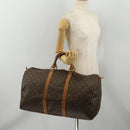 LOUIS VUITTON Monogram Keepall 45 Boston Bag M41428 LV Auth 197500-22