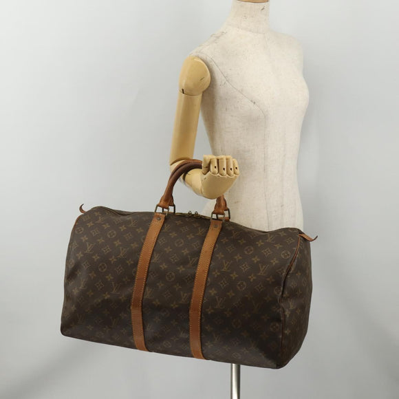 LOUIS VUITTON Monogram Keepall 45 Boston Bag M41428 LV Auth 197500