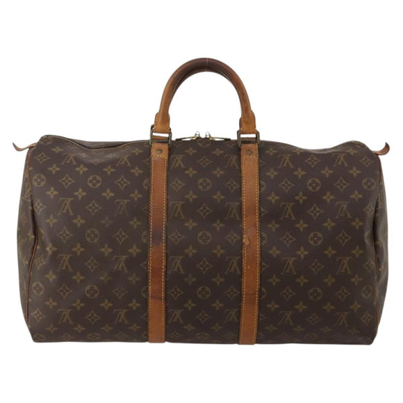 LOUIS VUITTON Monogram Keepall 45 Boston Bag M41428 LV Auth 197500