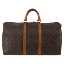 LOUIS VUITTON Monogram Keepall 50 Boston Bag M41426 LV Auth 197501-2