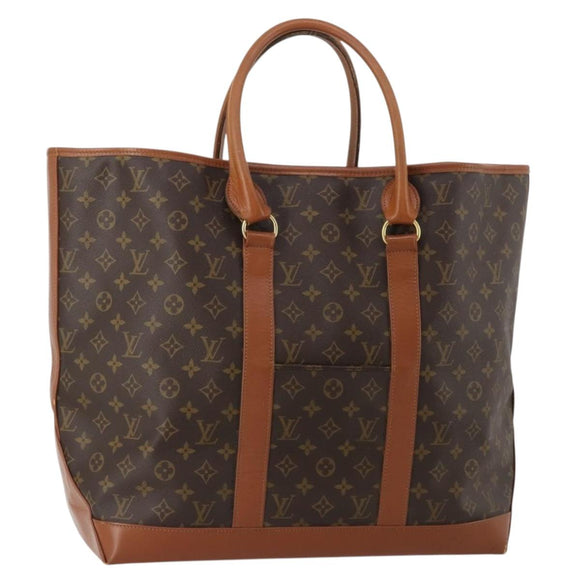 LOUIS VUITTON Monogram Sac Weekend GM Tote Bag M42420 LV Auth 197505