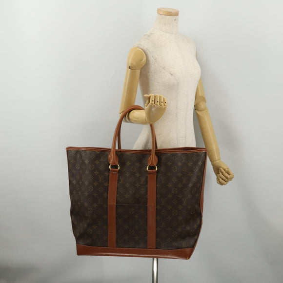 LOUIS VUITTON Monogram Sac Weekend GM Tote Bag M42420 LV Auth 197505