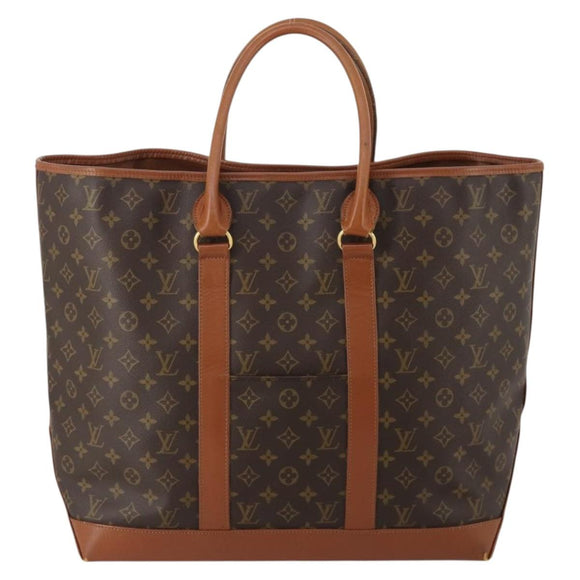 LOUIS VUITTON Monogram Sac Weekend GM Tote Bag M42420 LV Auth 197505