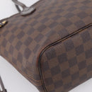 LOUIS VUITTON Damier Ebene Neverfull PM Tote Bag N51109 LV Auth 197506-17