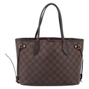 LOUIS VUITTON Damier Ebene Neverfull PM Tote Bag N51109 LV Auth 197506-13