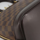 LOUIS VUITTON Damier Ebene Alma Hand Bag N51131 LV Auth 197507A-14