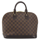 LOUIS VUITTON Damier Ebene Alma Hand Bag N51131 LV Auth 197507A-13