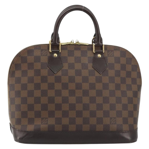 LOUIS VUITTON Damier Ebene Alma Hand Bag N51131 LV Auth 197507A
