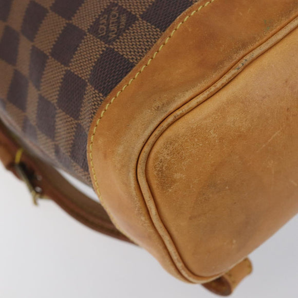 LOUIS VUITTON Damier Ebene Arlucan Backpack N99038 LV Auth 197509