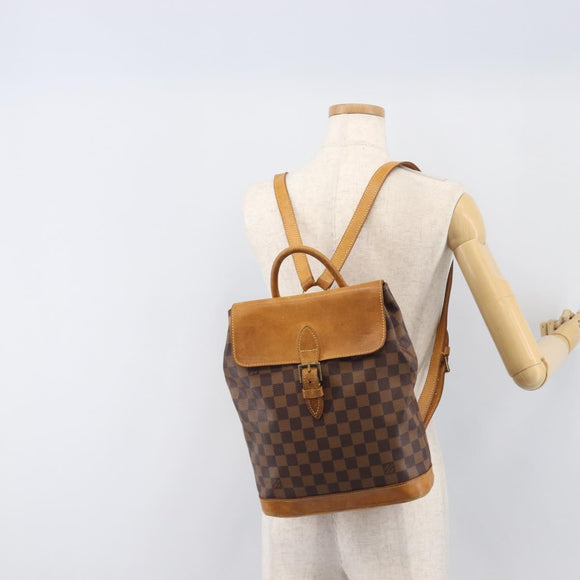 LOUIS VUITTON Damier Ebene Arlucan Backpack N99038 LV Auth 197509