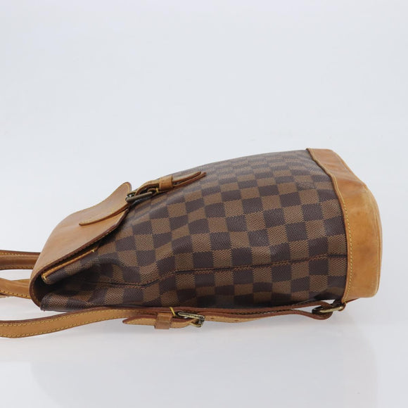 LOUIS VUITTON Damier Ebene Arlucan Backpack N99038 LV Auth 197509