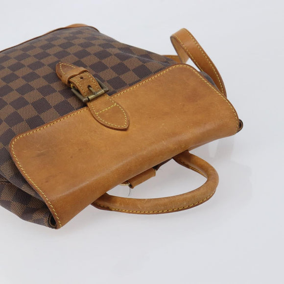 LOUIS VUITTON Damier Ebene Arlucan Backpack N99038 LV Auth 197509