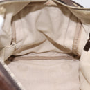 GUCCI GG Canvas Web Sherry Line Boston Bag 2way Beige Gold 247205 Auth 197515-23