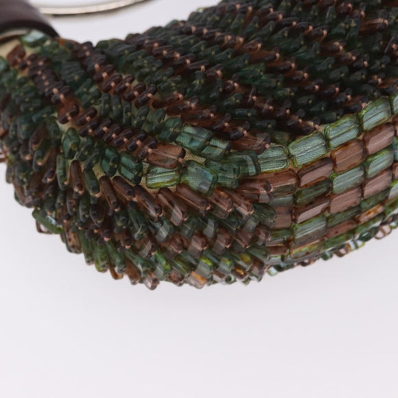 Chloe Bracelet Bag Phoebe Philo Era Beads Green Silver Auth 197517SM