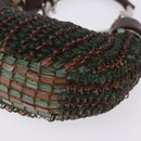 Chloe Bracelet Bag Phoebe Philo Era Beads Green Silver Auth 197517SM-14