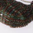 Chloe Bracelet Bag Phoebe Philo Era Beads Green Silver Auth 197517SM-16