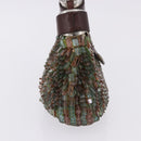 Chloe Bracelet Bag Phoebe Philo Era Beads Green Silver Auth 197517SM-3