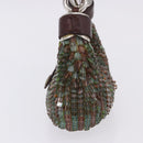 Chloe Bracelet Bag Phoebe Philo Era Beads Green Silver Auth 197517SM-4