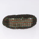 Chloe Bracelet Bag Phoebe Philo Era Beads Green Silver Auth 197517SM-5