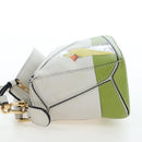 LOEWE × Studio Ghibli Puzzle Bag mini Leather 2way Ivory Gold Auth 197518SM-4