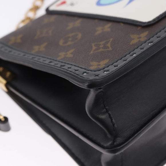 LOUIS VUITTON Monogram Game On Dauphine MM Shoulder Bag M57448 LV Auth 197519M