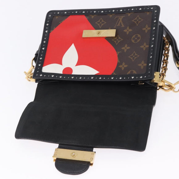 LOUIS VUITTON Monogram Game On Dauphine MM Shoulder Bag M57448 LV Auth 197519M