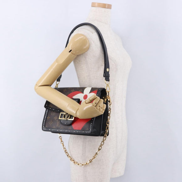 LOUIS VUITTON Monogram Game On Dauphine MM Shoulder Bag M57448 LV Auth 197519M