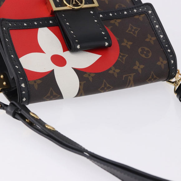 LOUIS VUITTON Monogram Game On Dauphine MM Shoulder Bag M57448 LV Auth 197519M