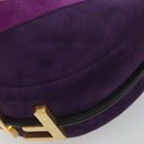 FENDI Graffiti Shoulder Bag Leather Multicolor Gold Auth 197520M-15