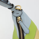 FENDI Graffiti Shoulder Bag Leather Multicolor Gold Auth 197520M-17