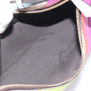 FENDI Graffiti Shoulder Bag Leather Multicolor Gold Auth 197520M-10