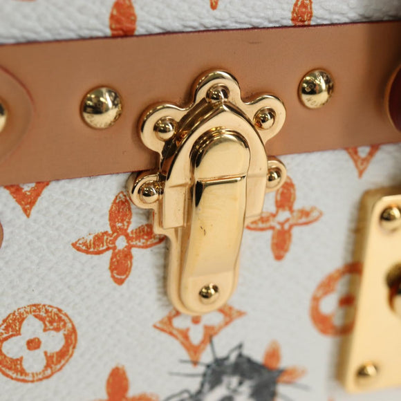 LOUIS VUITTON Catgram Petite Mar Shoulder Bag White M44407 LV Auth 197522SM