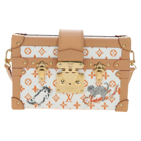 LOUIS VUITTON Catgram Petite Mar Shoulder Bag White M44407 LV Auth 197522SM