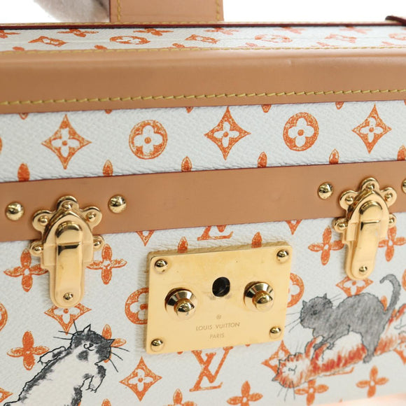 LOUIS VUITTON Catgram Petite Mar Shoulder Bag White M44407 LV Auth 197522SM