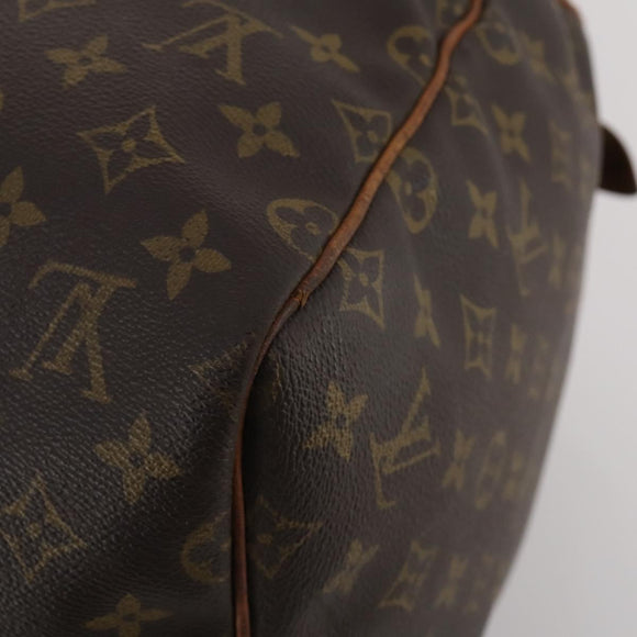 LOUIS VUITTON Monogram Keepall 55 Boston Bag M41424 LV Auth 197524