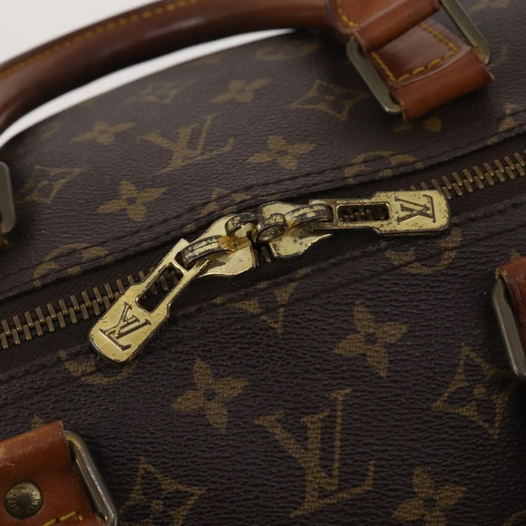 LOUIS VUITTON Monogram Keepall 55 Boston Bag M41424 LV Auth 197524