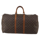 LOUIS VUITTON Monogram Keepall 55 Boston Bag M41424 LV Auth 197524-13