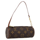 LOUIS VUITTON Monogram Papillon Pouch LV Auth 197526A-1
