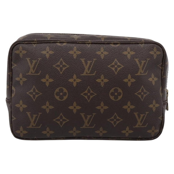 LOUIS VUITTON Monogram Trousse Toilette 23 Clutch Bag M47524 LV Auth 197528