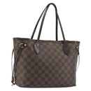 LOUIS VUITTON Damier Ebene Neverfull PM Tote Bag N51109 LV Auth 197530-1