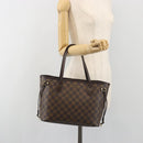 LOUIS VUITTON Damier Ebene Neverfull PM Tote Bag N51109 LV Auth 197530-23