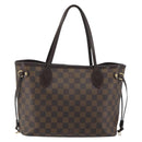 LOUIS VUITTON Damier Ebene Neverfull PM Tote Bag N51109 LV Auth 197530-2