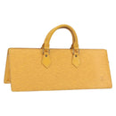 LOUIS VUITTON Epi Sac Triangle Hand Bag Yellow M52099 LV Auth 197531-1